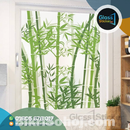 Thai glass partition sitcker.